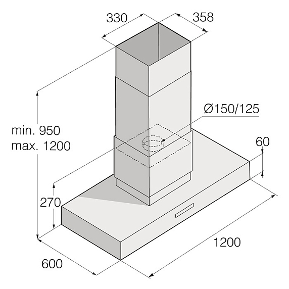 Вытяжка Asko CI41239S preview 3