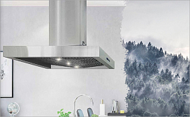 На какой высоте вешать вытяжку Asko