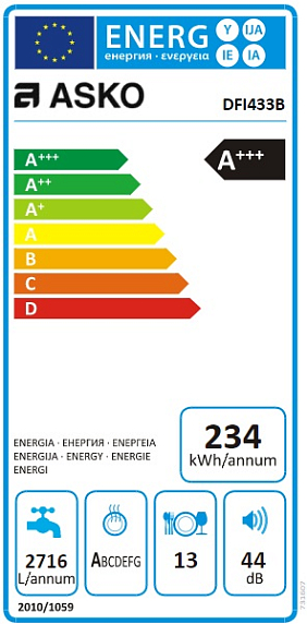 Встраиваемая посудомоечная машина Asko DFI433B preview 5