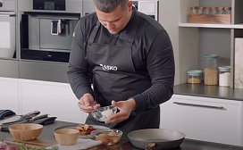 Приготовление на пару "Бриошь с яйцом пашот"