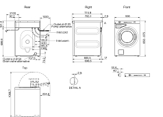 Профессиональная стиральная машина Asko WMC84P (M)