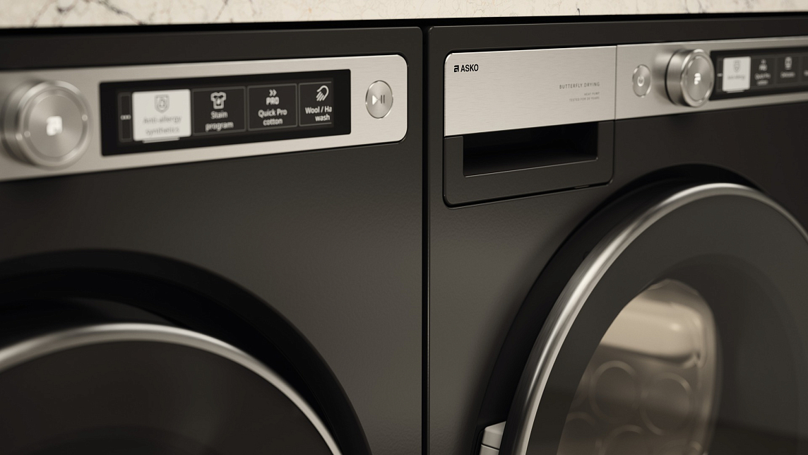 Новые стиральные и сушильные машины ASKO в трех цветах